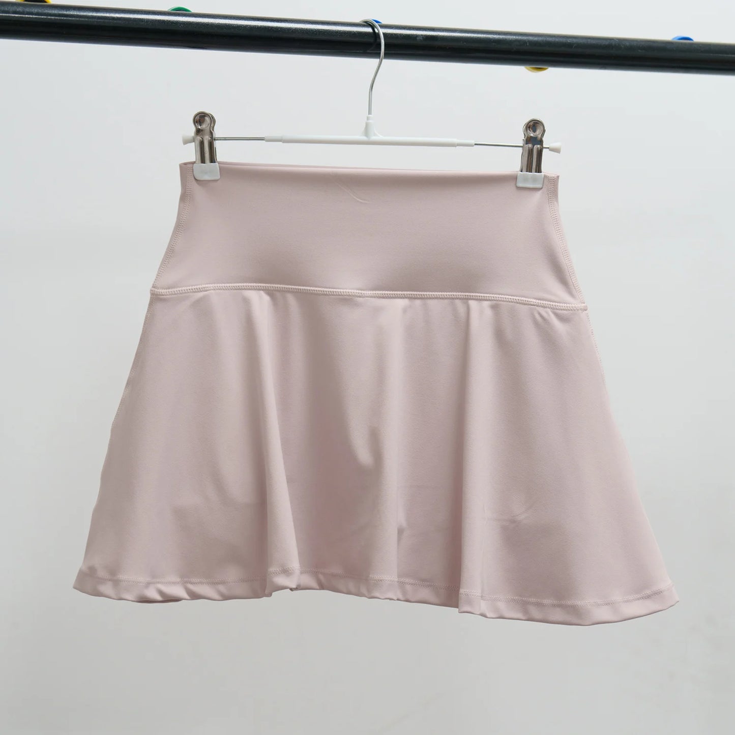 Daimu Live Women Tennis Skirt with Pockets Crossover High Waisted Athletic Golf Skorts Running Workout Skirts 2 in 1 Short Skirt