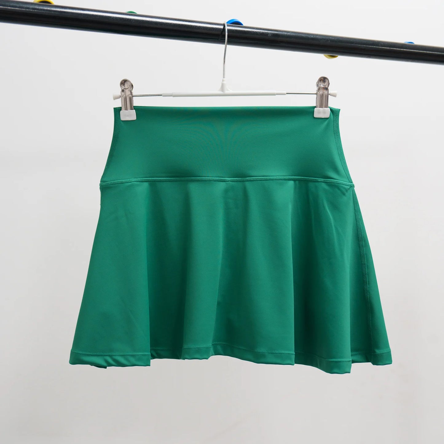 Daimu Live Women Tennis Skirt with Pockets Crossover High Waisted Athletic Golf Skorts Running Workout Skirts 2 in 1 Short Skirt