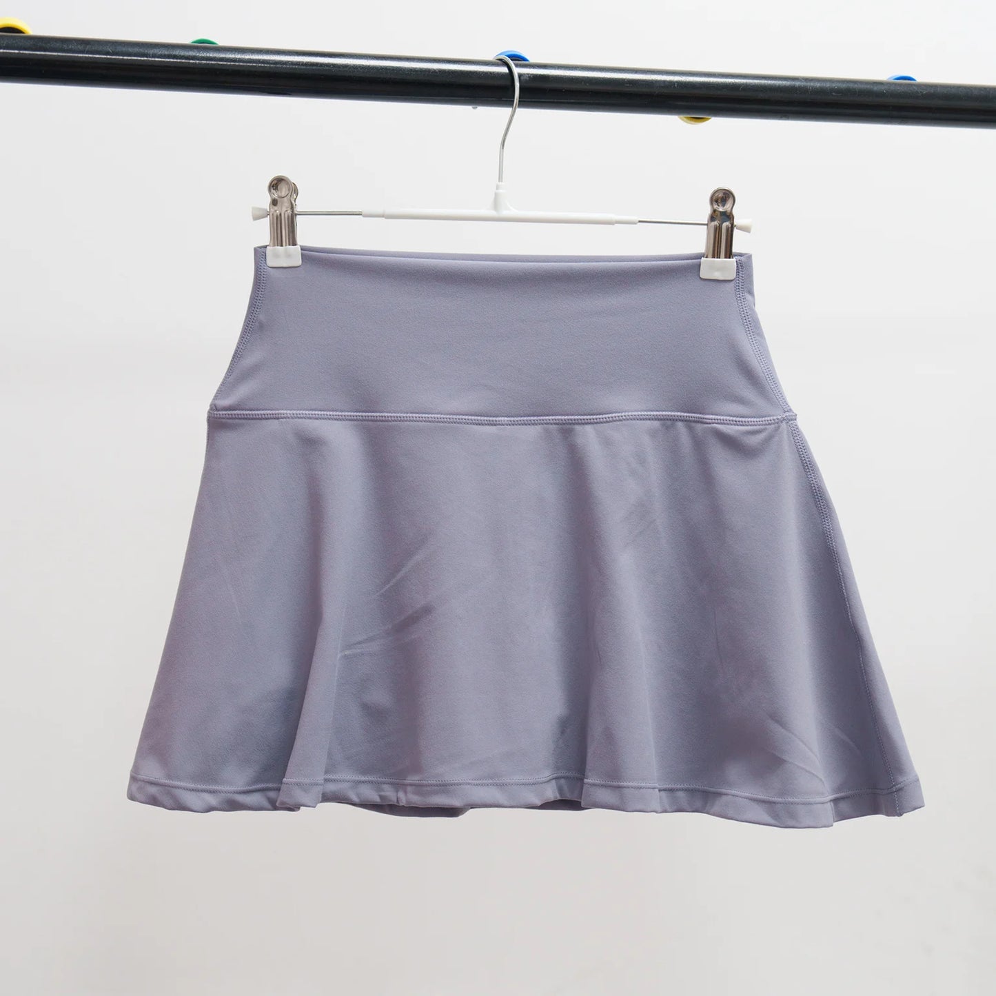 Daimu Live Women Tennis Skirt with Pockets Crossover High Waisted Athletic Golf Skorts Running Workout Skirts 2 in 1 Short Skirt