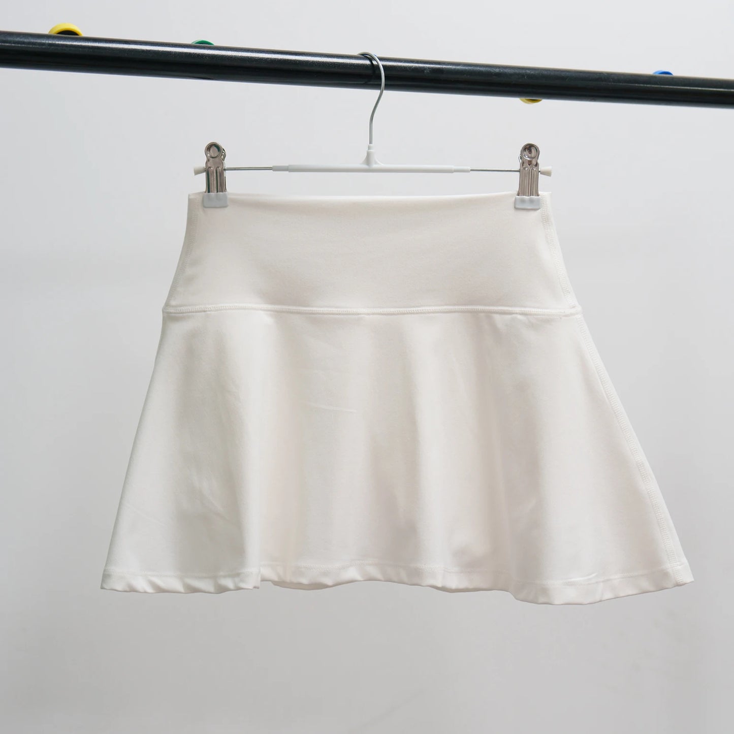 Daimu Live Women Tennis Skirt with Pockets Crossover High Waisted Athletic Golf Skorts Running Workout Skirts 2 in 1 Short Skirt