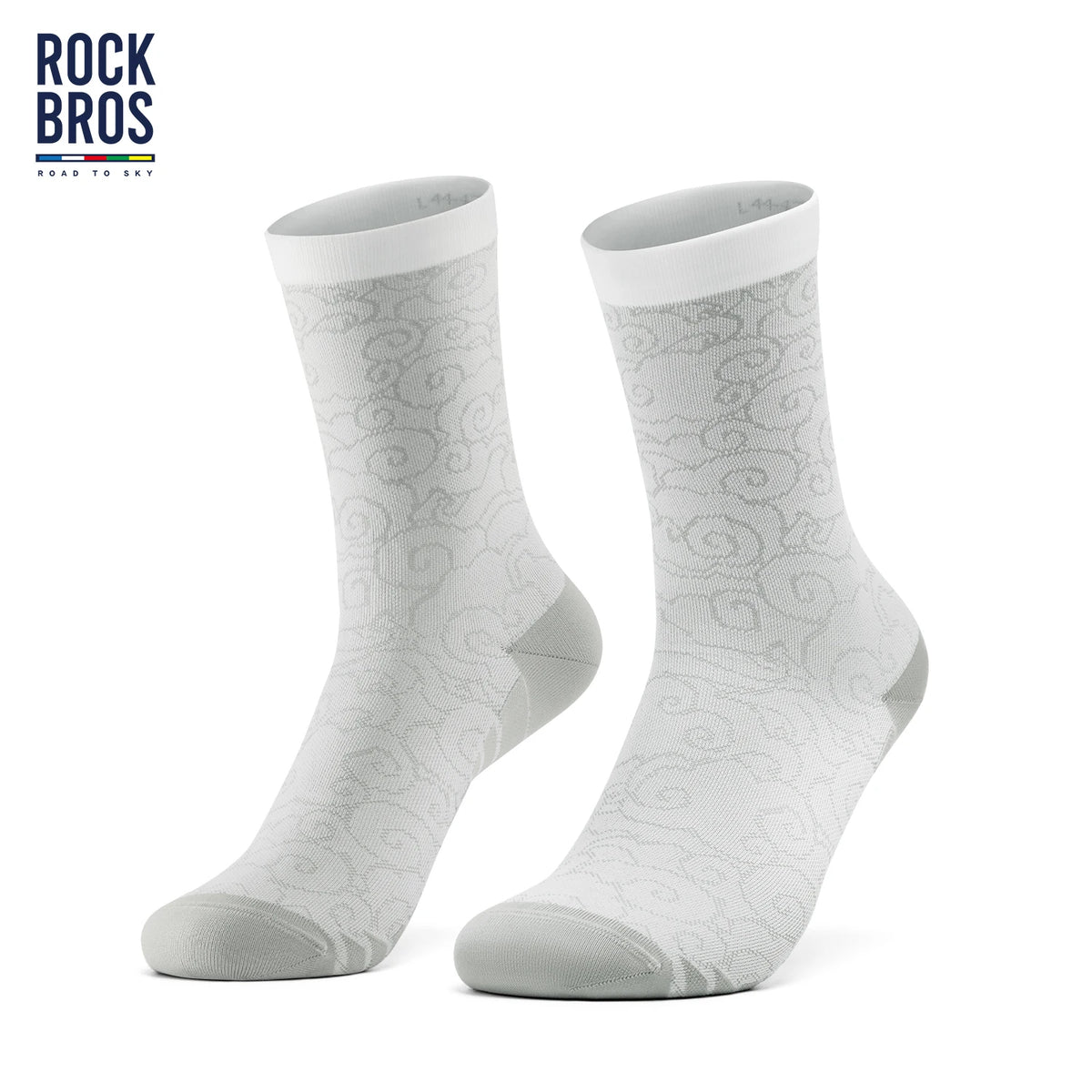 Professional Cycling Socks High Elastic Sweat-Absorption Deodorant Socks Knee-high Stockings Sports Socks