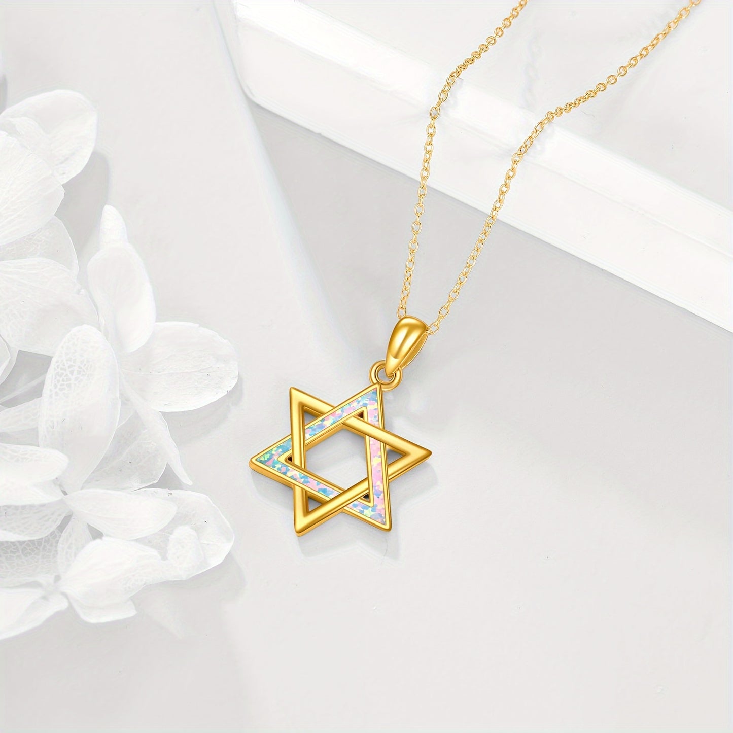 Star Of David Necklace Sterling Silver Jewish Star Of David Pendant Necklace Jewelry Gifts For Women