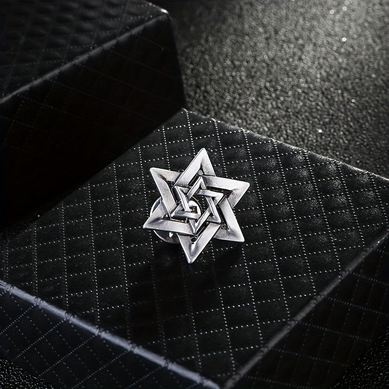 Star Of David Men's Six Pointed Stars Set Charming Amulet Badge Jewelry Gifts Exquisite Gifts