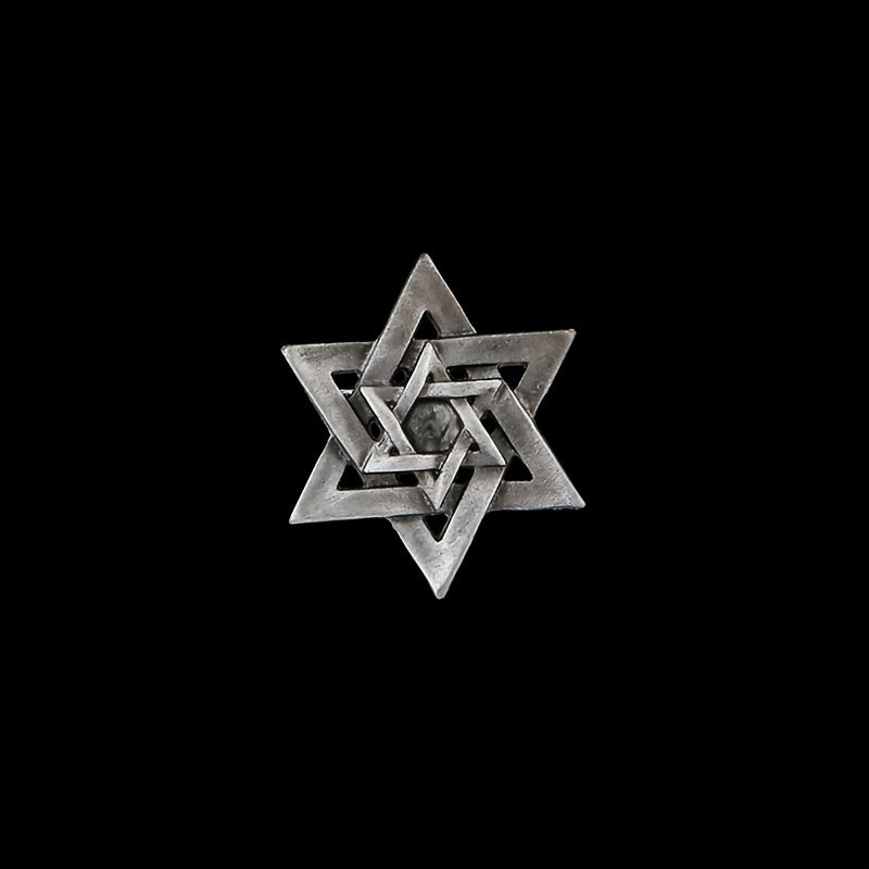 Star Of David Men's Six Pointed Stars Set Charming Amulet Badge Jewelry Gifts Exquisite Gifts