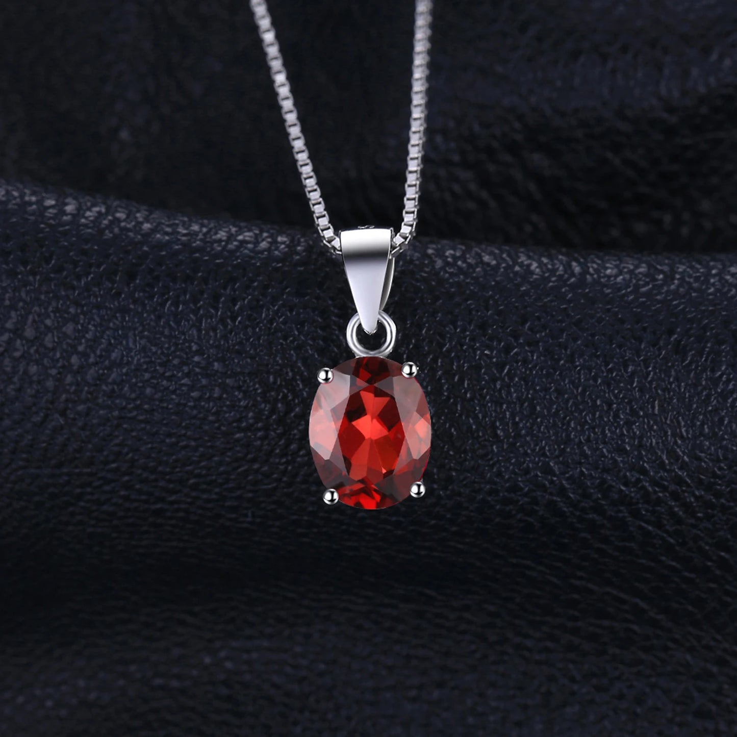 Natural Garnet Amethyst Citrine Peridot Blue Topaz 925 Sterling Silver Pendant Necklace Gemstone Jewelry No Chain