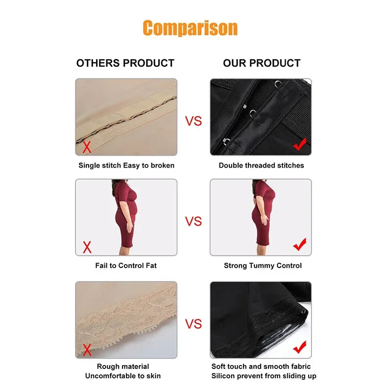 Butt Lifter Shapewear High Waist Tummy Control Panties Waist Trainer Body Shaper Slimming Sheath Flat Belly