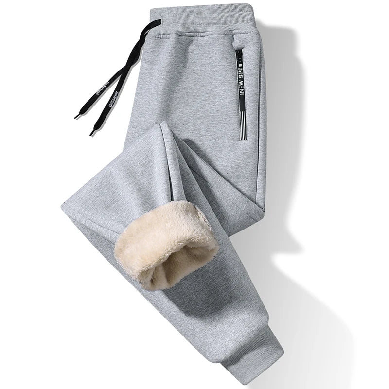Karentea Running Pants Warm Fleece Winter Windproof Pant Men Fitness Sportpants Jogging Gym Outdoor Sportswear TrousersWomen