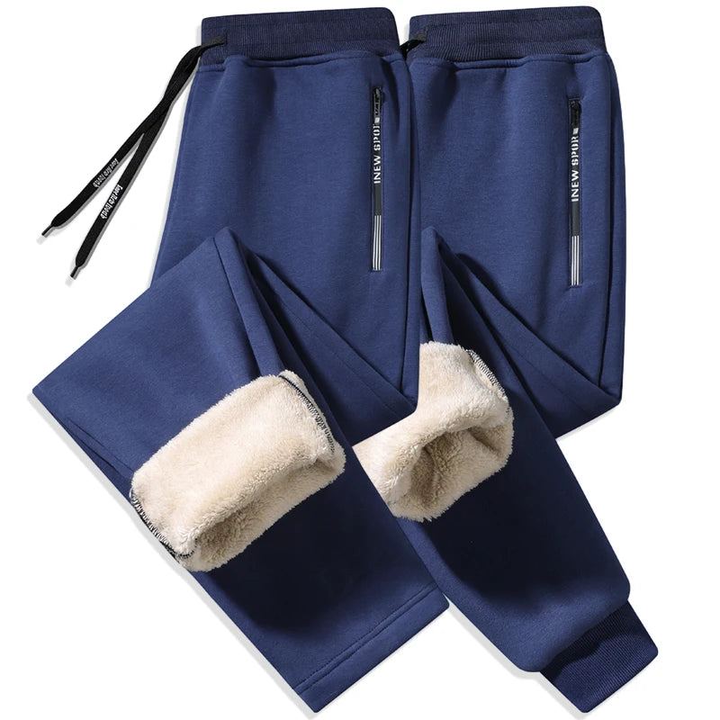 Karentea Running Pants Warm Fleece Winter Windproof Pant Men Fitness Sportpants Jogging Gym Outdoor Sportswear TrousersWomen