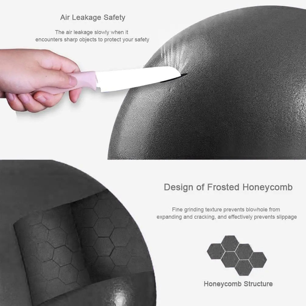 2 Pack Mini Exercise Balls, 9 Inch for Pilates, Yoga, Core Training & Physical Therapy to Improve Balance