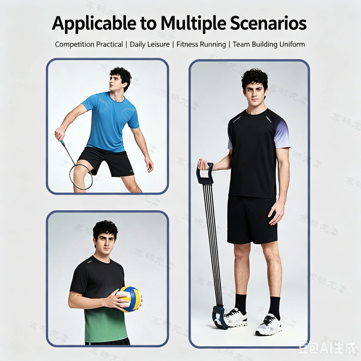 Fitness Clothes Ice Silk Quick Drying T-shirt Suit Men Short Sleeve Running Sportswear Shorts Tracksuit Gym Sports Training Sets