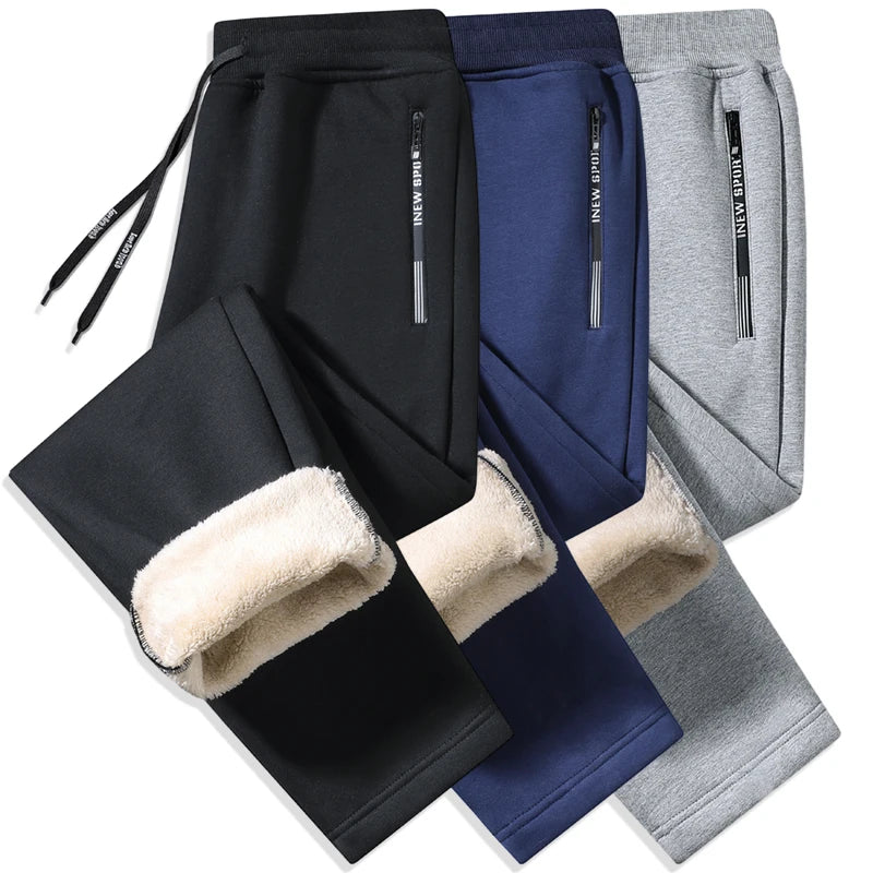 Karentea Running Pants Warm Fleece Winter Windproof Pant Men Fitness Sportpants Jogging Gym Outdoor Sportswear TrousersWomen