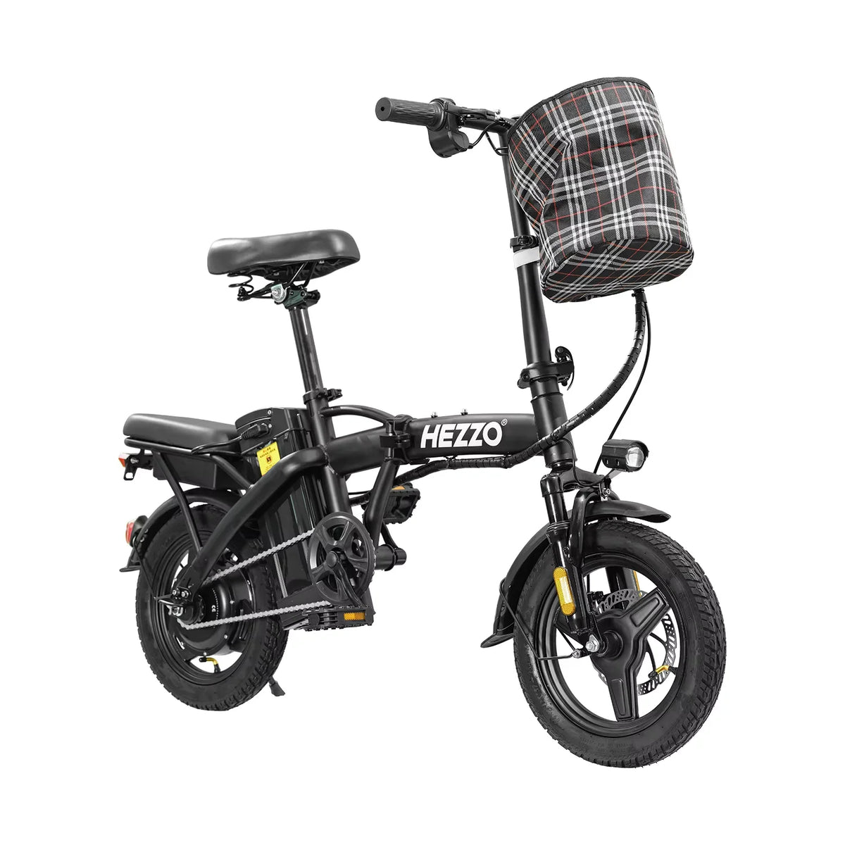 T5 Lightweight Folding Electric Bike for Adults 48V 750W Peak Power 20MPH 18-22 Miles Range 14Inch Disc Brake Commuter E-bike