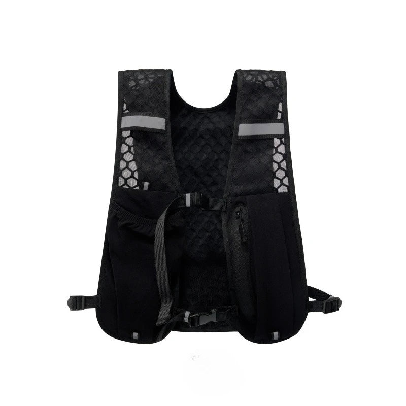 For Biking Running Storage Vest Lightweight Hiking Running Vest Reflective Hydration Water Chest Pack With Phone Storage Pocket