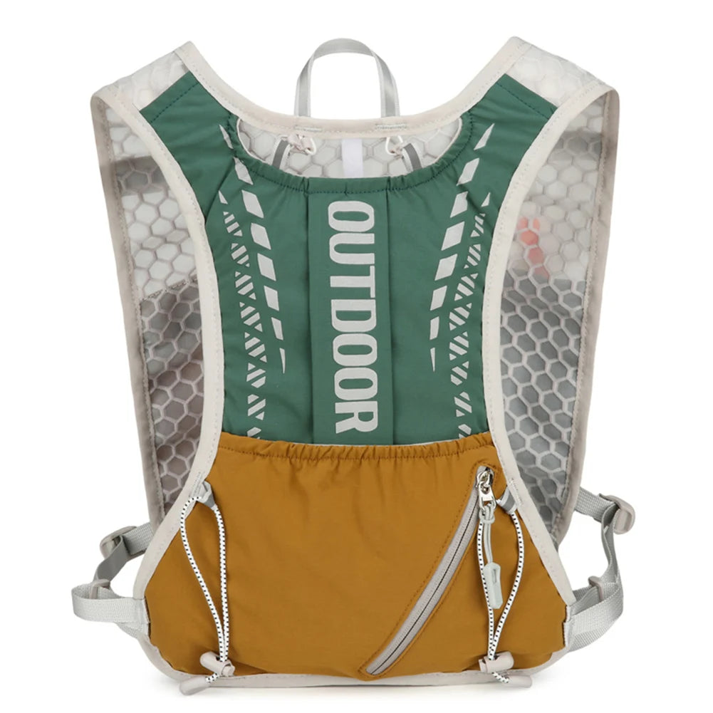 Lightweight Running Vest Waterproof Water Bladder Daypack Breathable Outdoors Hydration Pack for Hiking Trail Running