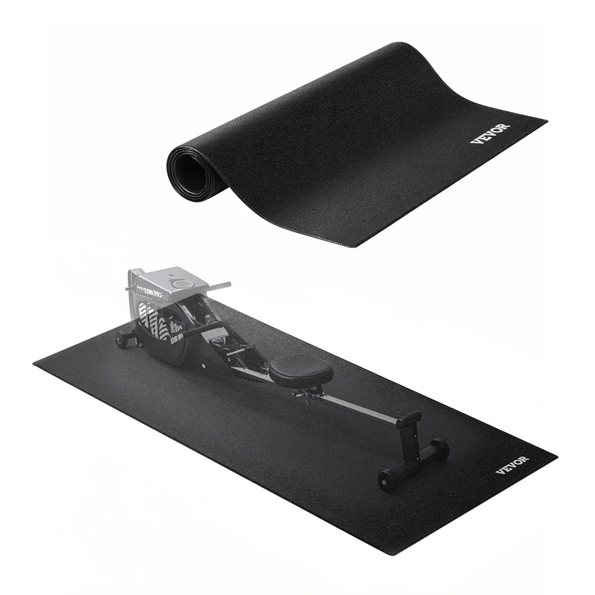 Treadmill Mat for Carpet Floor Thickness High Density PVC Waterproof Non-slip Mat for Elliptical Home Gym
