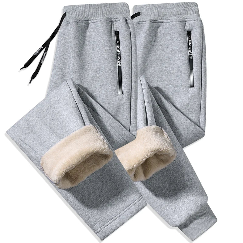 Karentea Running Pants Warm Fleece Winter Windproof Pant Men Fitness Sportpants Jogging Gym Outdoor Sportswear TrousersWomen