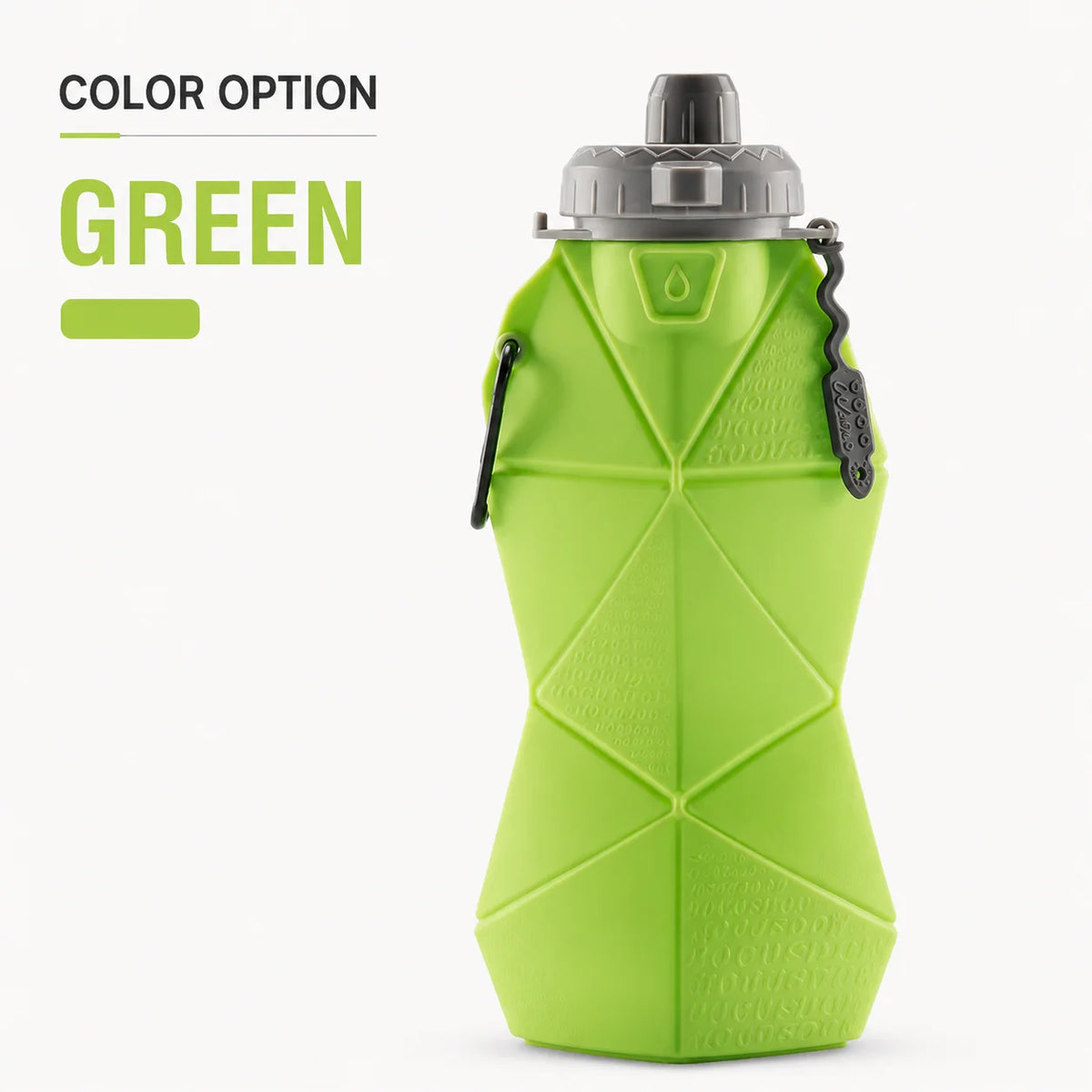 Portable Foldable Silicone Water Bottle Free Leak Proof Outdoor Sports Water Flask Reusable Travel Cup for Gym Hiking Camping
