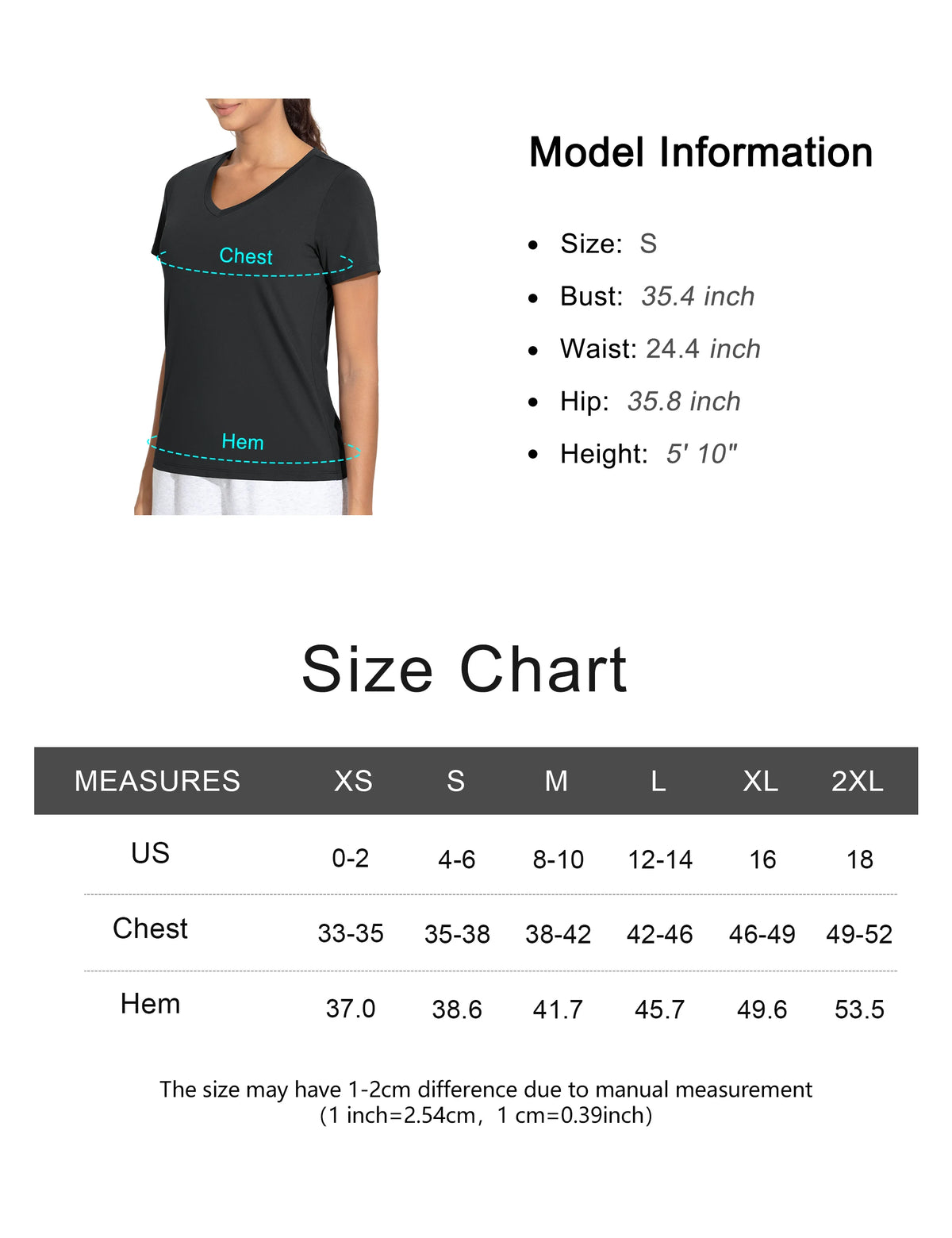 Breathable Workout Shirts V-Neck Short sleeve Stretchy Basic Athletic Tops | for yoga, running and casual