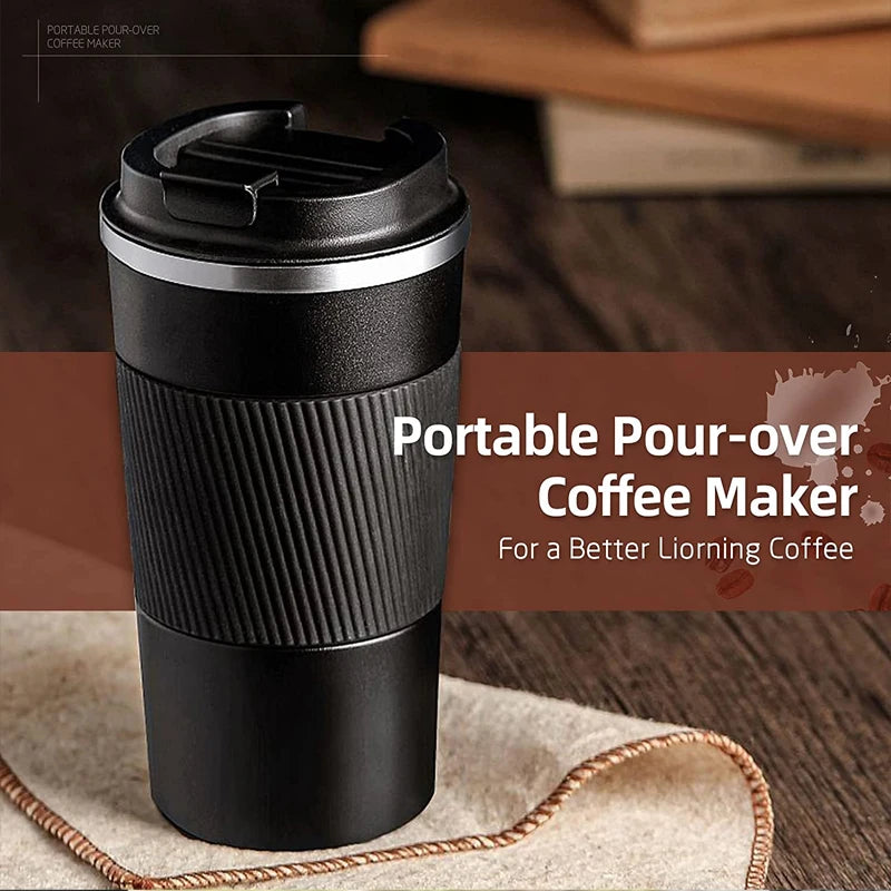 510ml Stainless Steel Coffee Cup Thermal Mug, For Leapmotor C10 C11 C16 B01 B10 C01 2025 2026, Travel Car Insulated Bottle